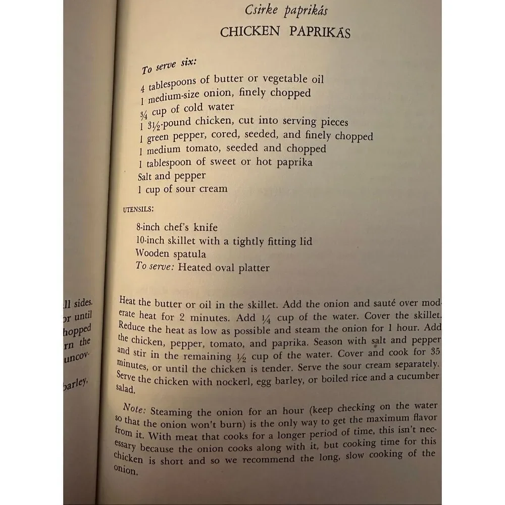 The Paprikas Weiss Hungarian cookbook